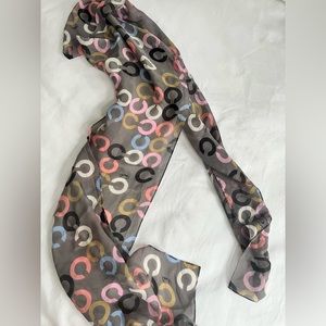 Coach silk scarf